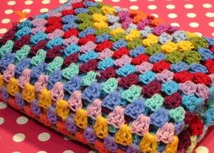 彩虹毛毯的钩法视频,轻松编织多彩家居艺术品